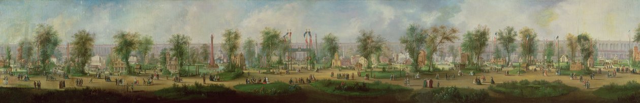 1855 Sergisinin Panoramik Görünümü by Ernest Lami de Nozan