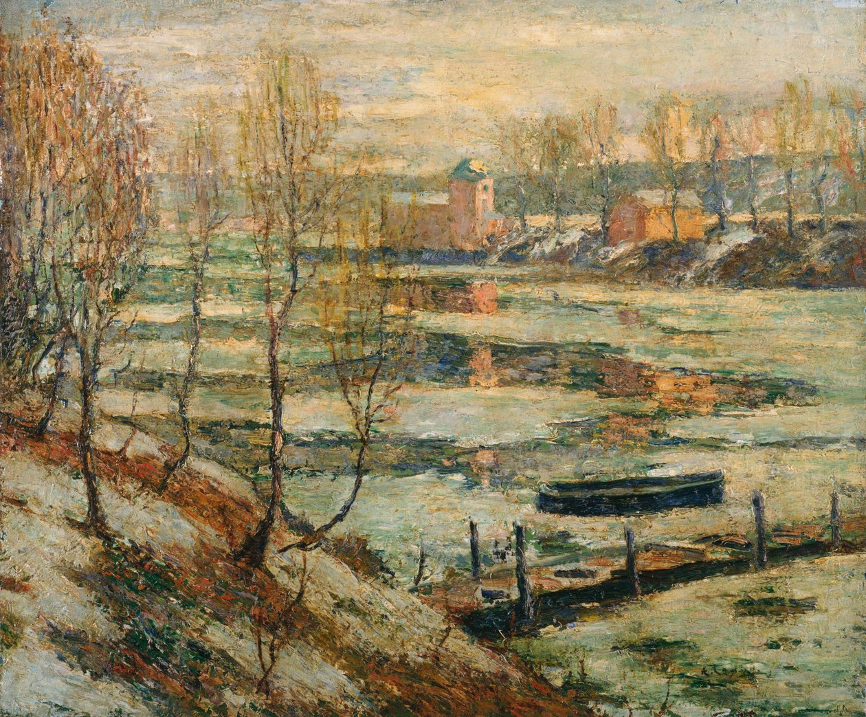 Nehirdeki Buz by Ernest Lawson