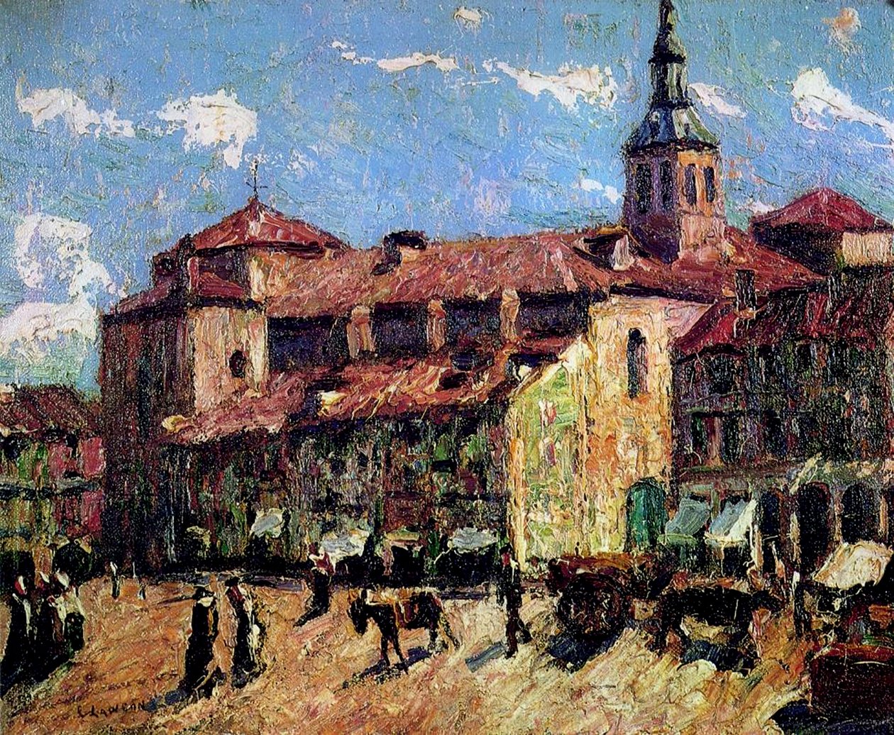 Segovia, İspanya, c.1916-17 by Ernest Lawson