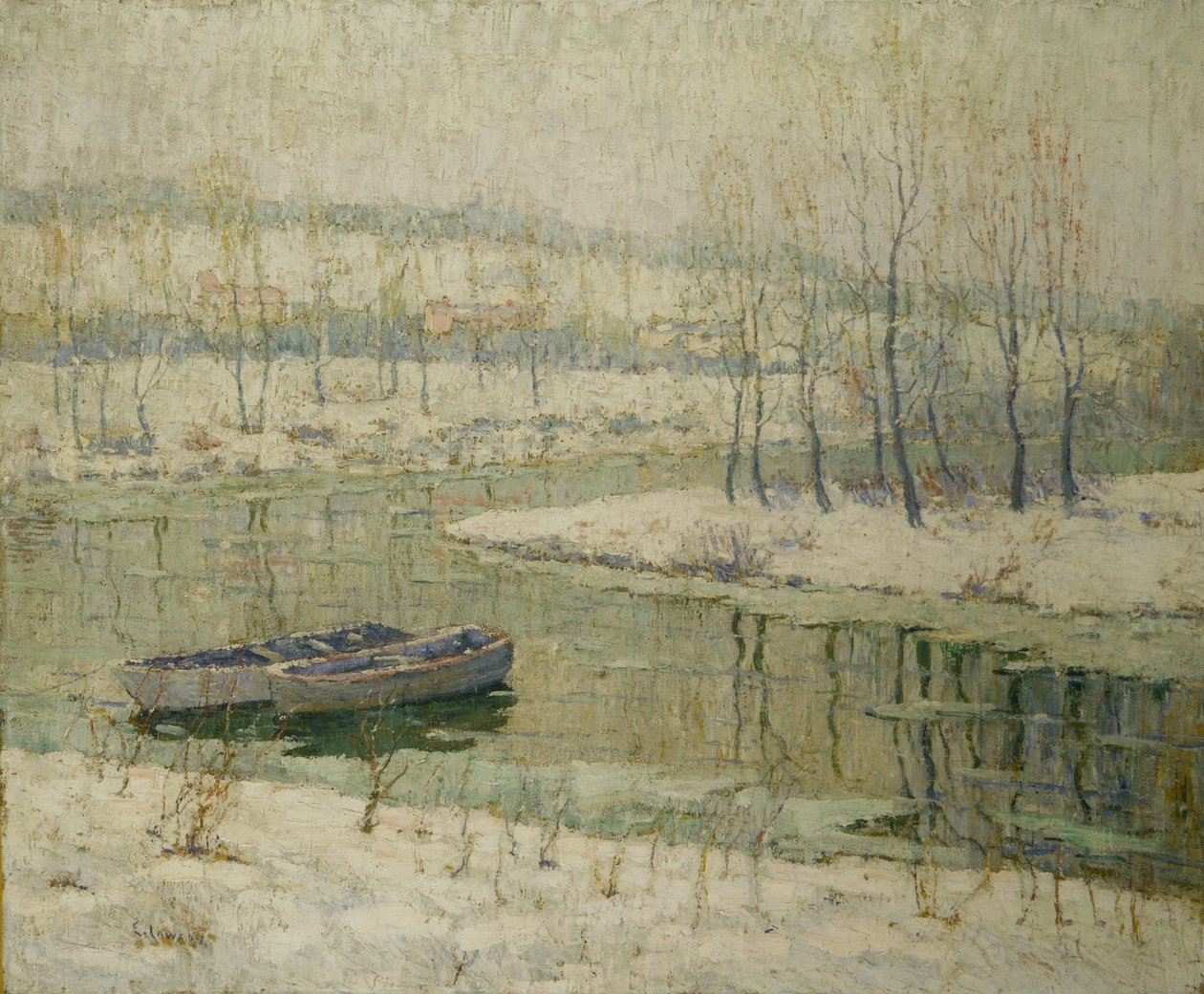 Bahar çözülme by Ernest Lawson