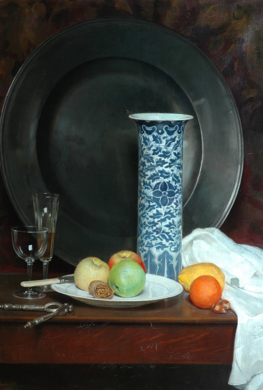 Natürmort by Ernest Leopold Sichel
