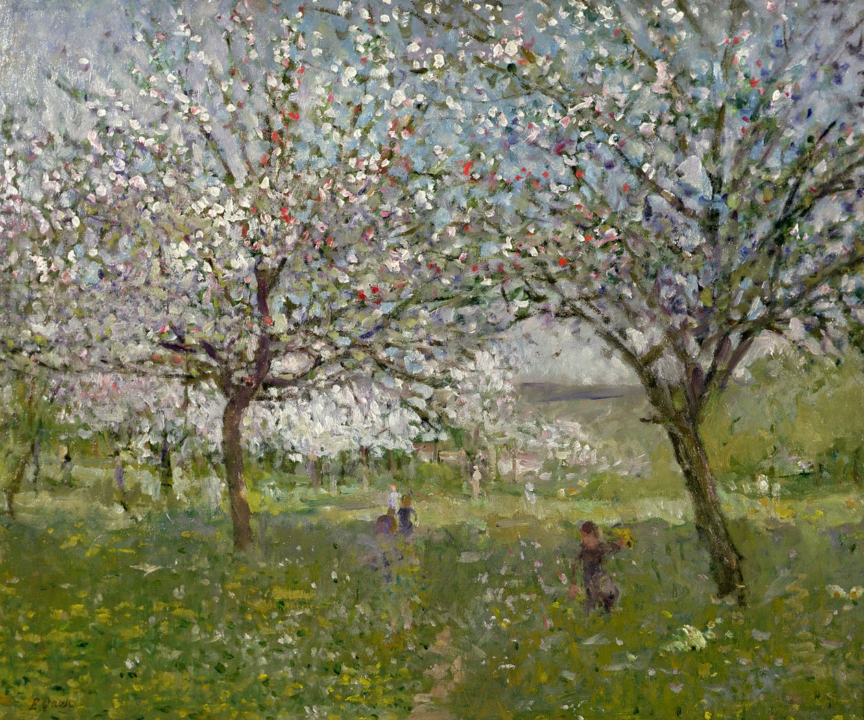 Çiçek Elma Ağaçları by Ernest Quost