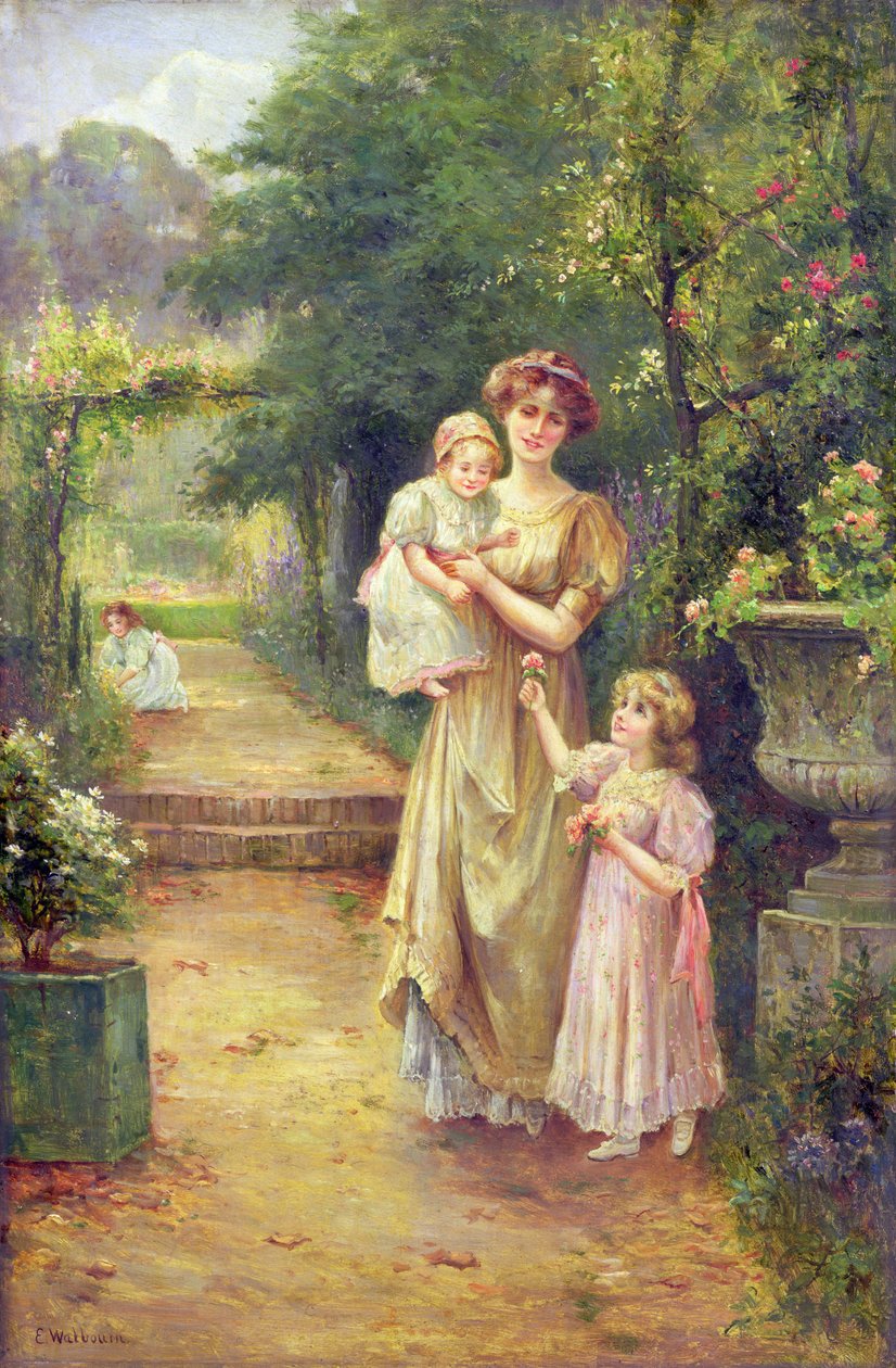 Bebek için bir, c.1900 by Ernest Walbourn