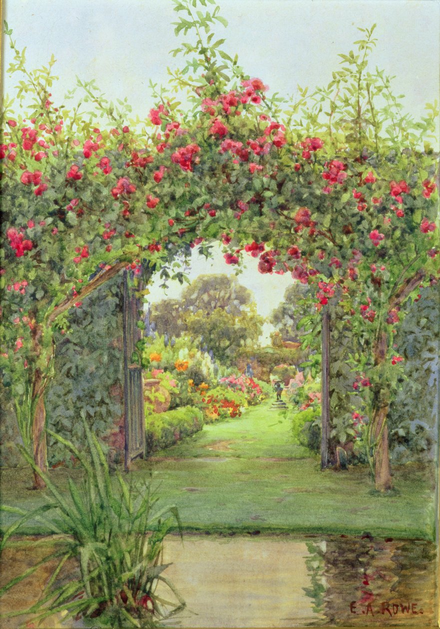 Kızıl Rambler, Harleyford Malikanesi, Marlow by Ernest Arthur Rowe