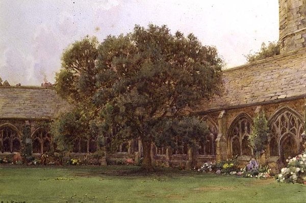 Manastır, New College, Oxford by Ernest Arthur Rowe