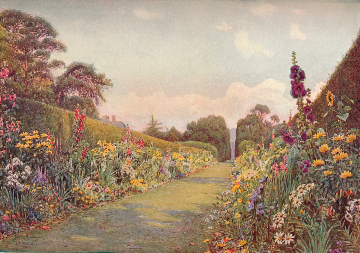 Uzun Bordür, Holme Lacy, 1903. by Ernest Arthur Rowe