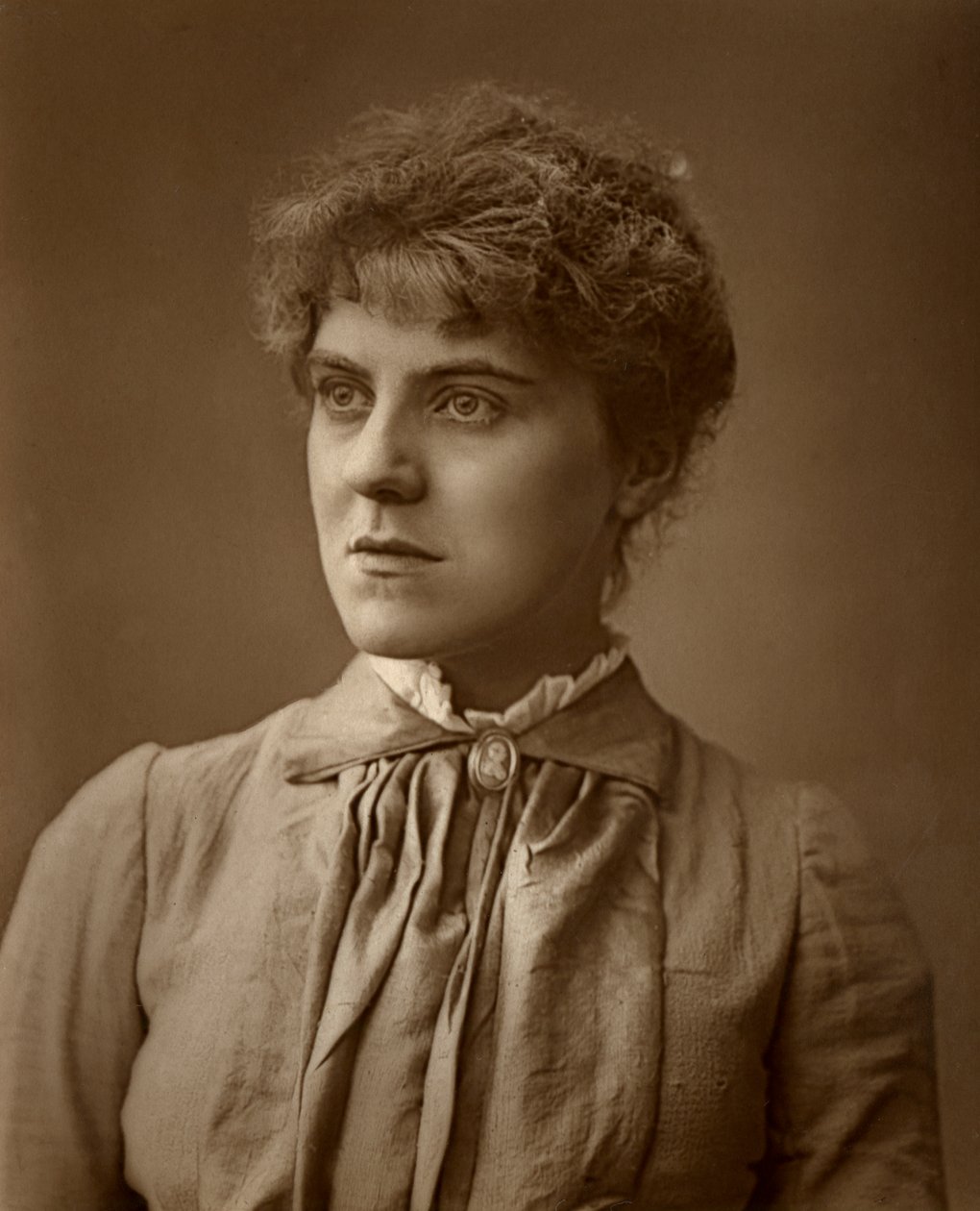 Janet Achurch, İngiliz aktris ve aktör-yönetici, 1887 by Ernest Barraud