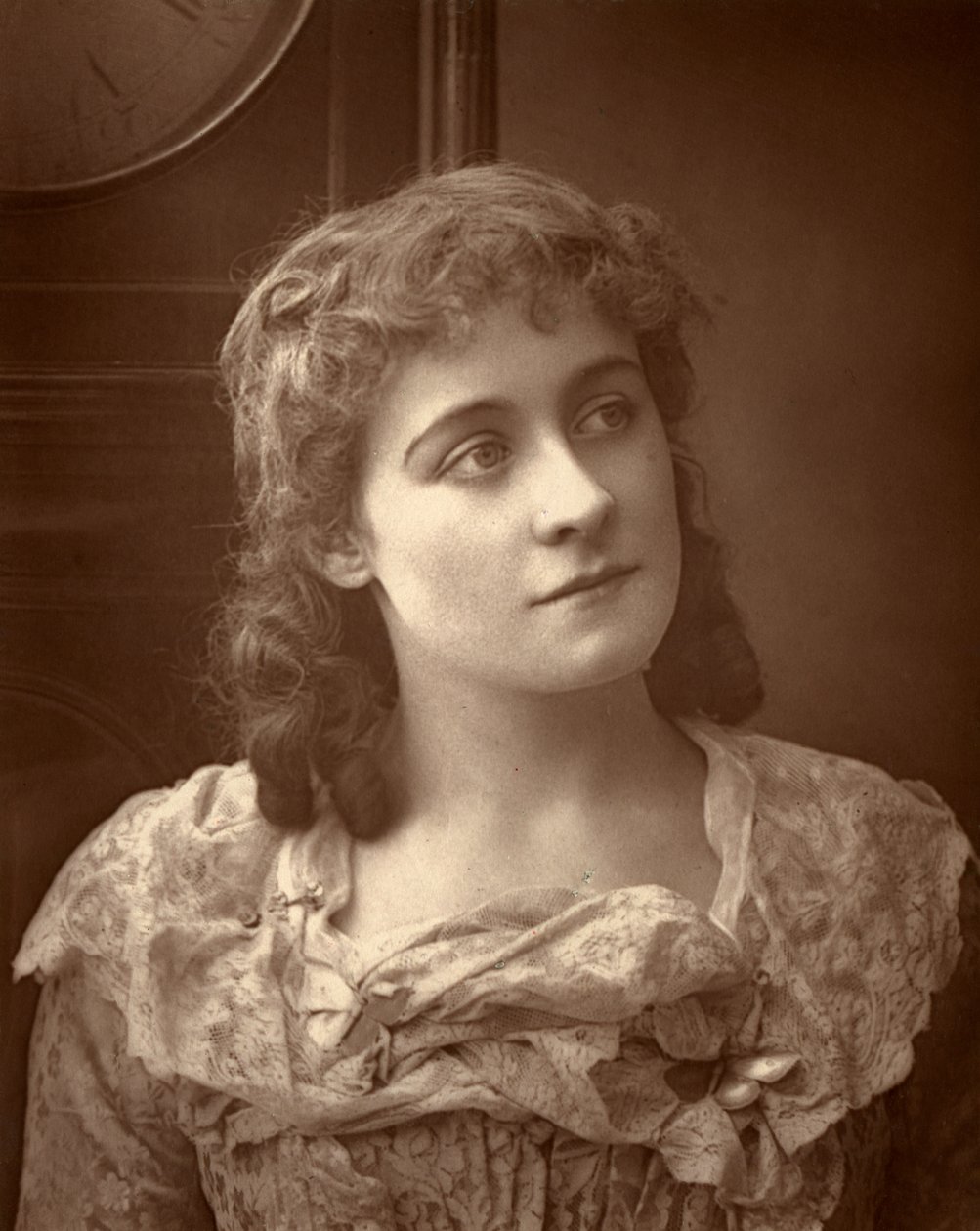 Kate Rorke, İngiliz aktris, Sophia, 1887 by Ernest Barraud