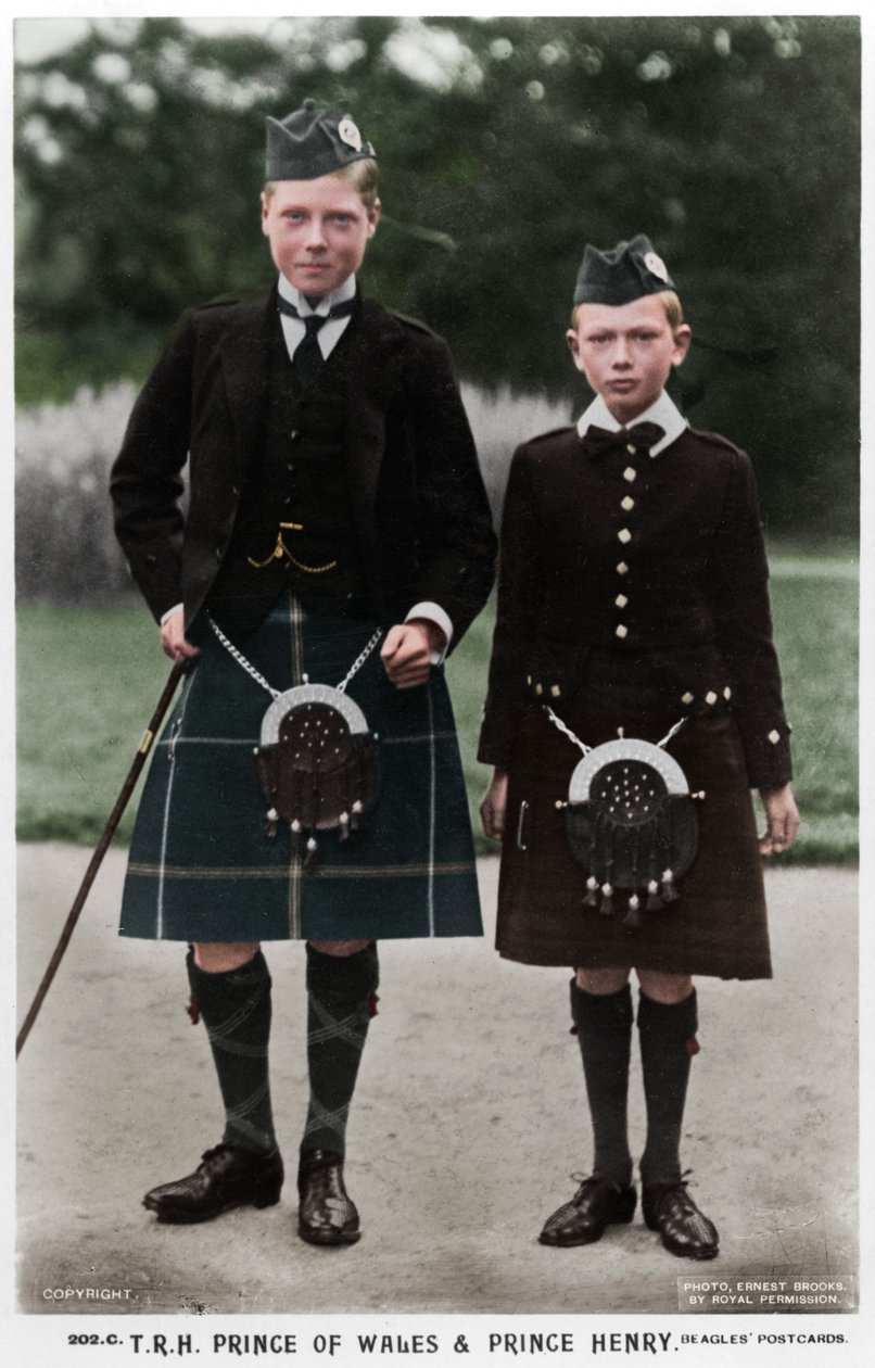 Galler Prensi ve Prens Henry, c1910 by Ernest Brooks