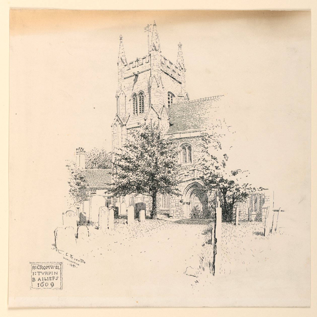 Aziz Mary Kilisesi, Huntingdon by Ernest Clifford Peixotto