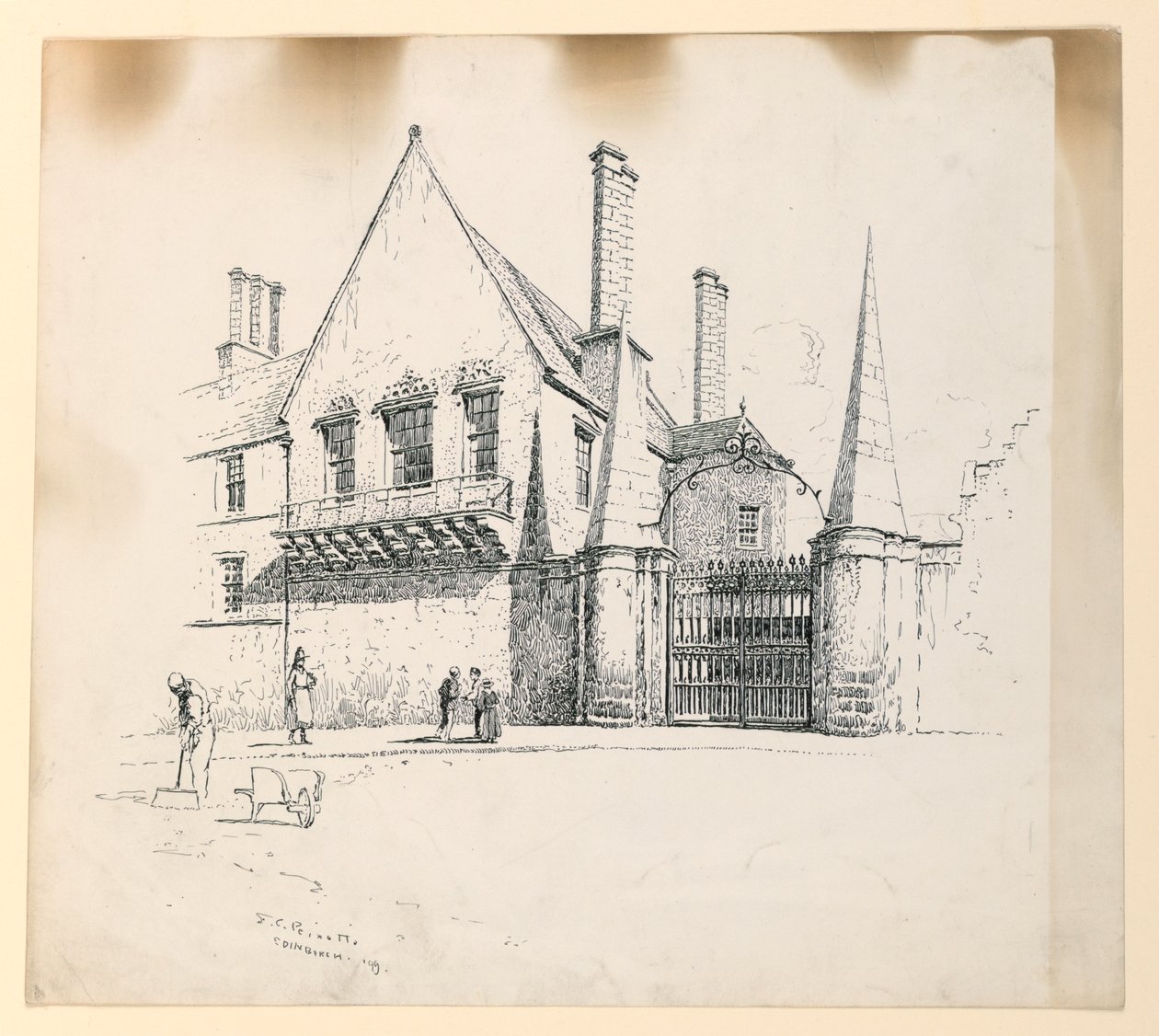 Moray Evi, Edinburg by Ernest Clifford Peixotto