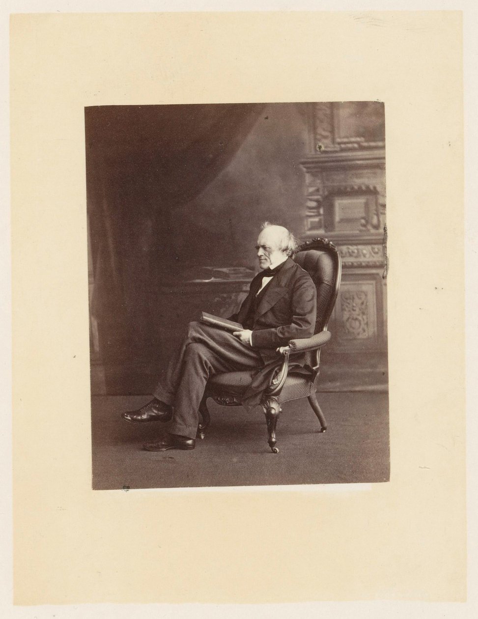 Charles Lyell, 1863 dolayları (s/b fotoğraf) by Ernest Edwards
