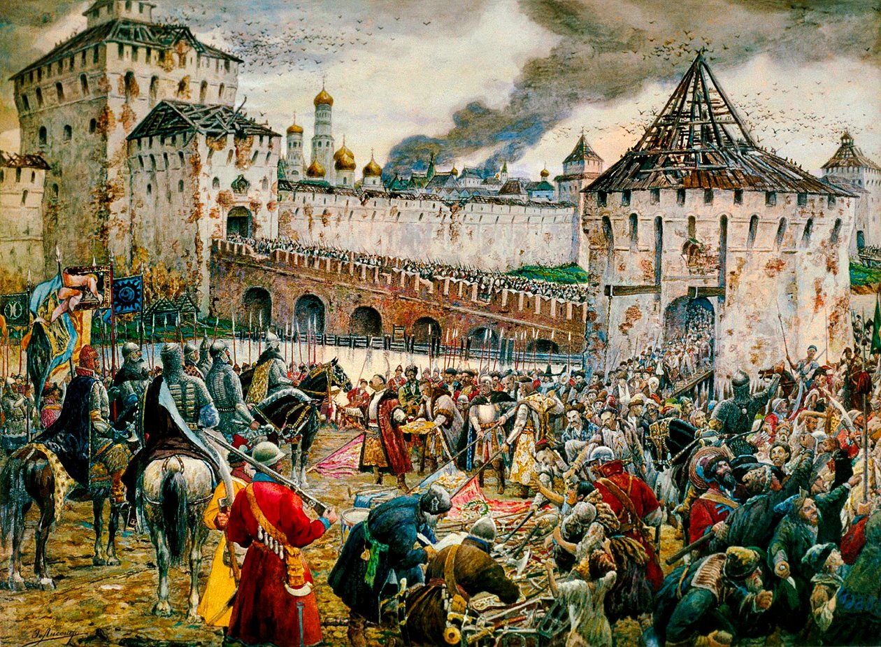 Polonyalı işgalcilerin Moskova Kremlin