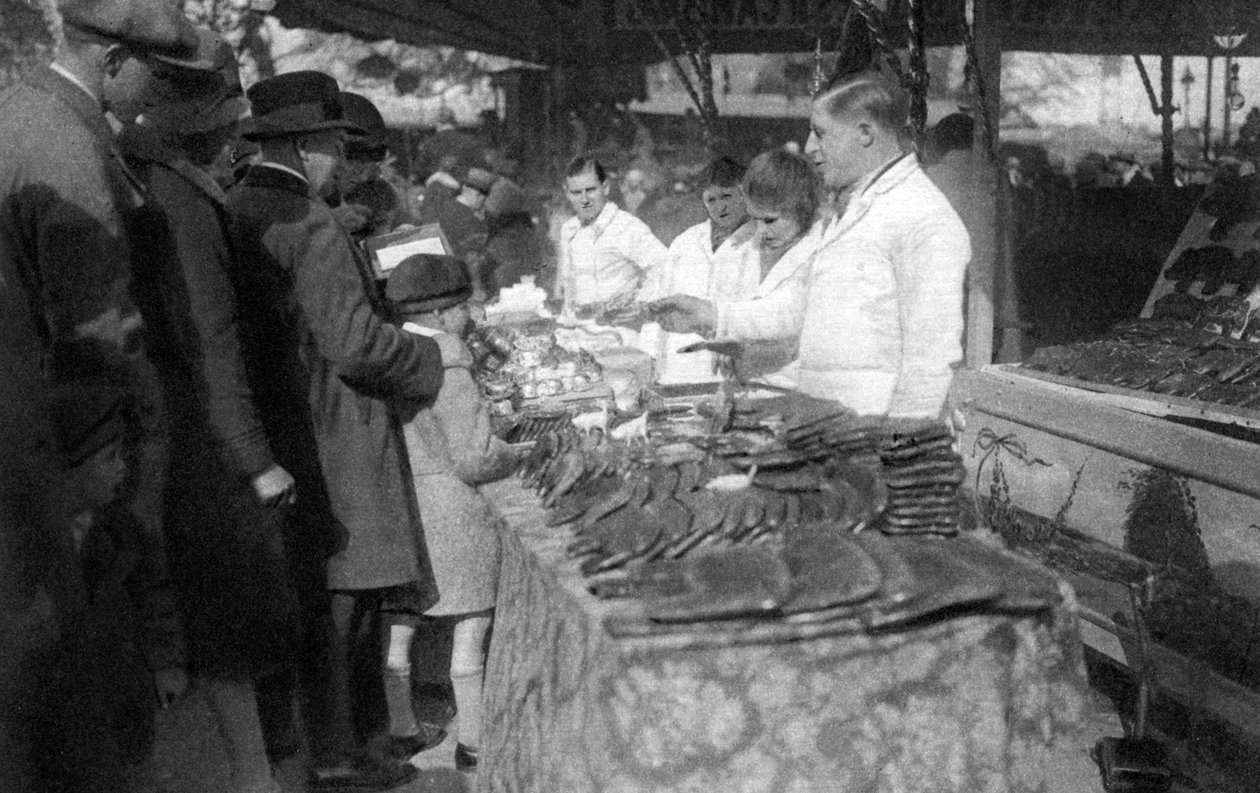 Zencefilli kurabiye satıcısı, Paris, 1931 by Ernest Flammarion