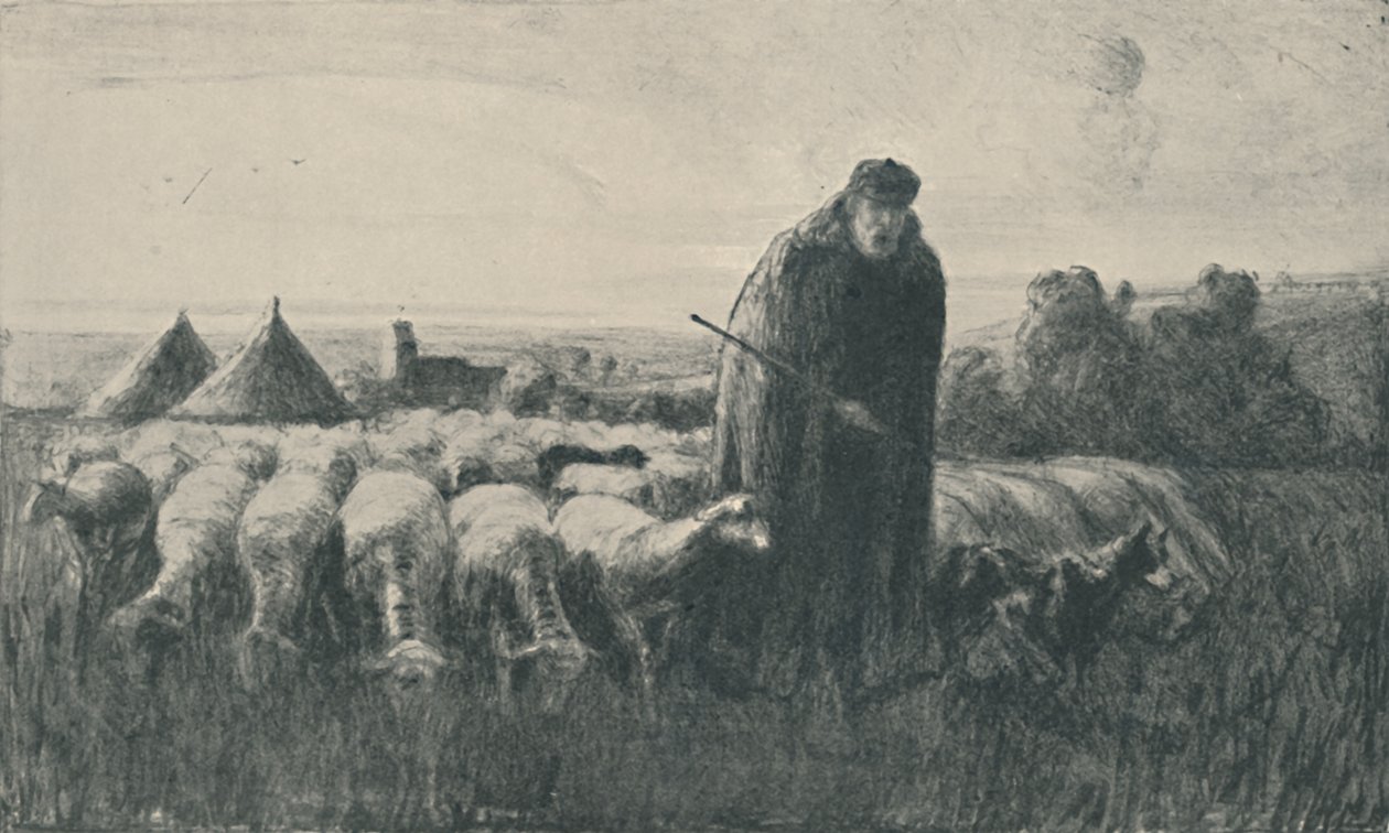 Picardy Çoban, 1919 by Ernest George Beach
