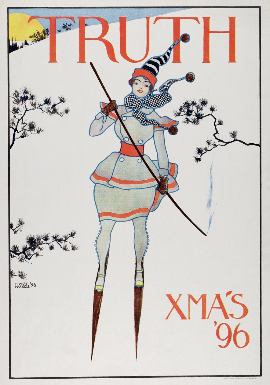 Gerçeğin Ön Kapağı, Xmas 96, pub.1896 by Ernest Haskell