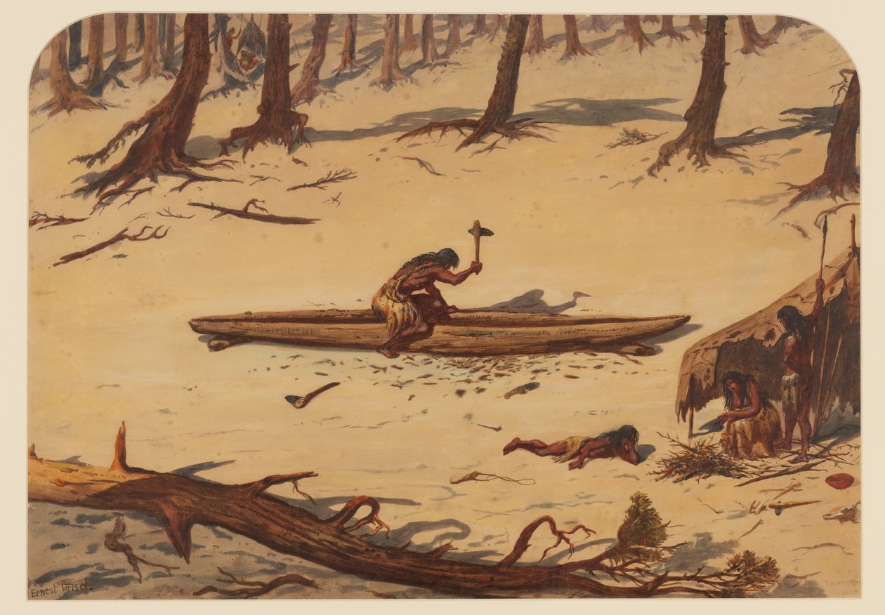 Tarih Öncesi Kamp, 1871 by Ernest Henry Griset