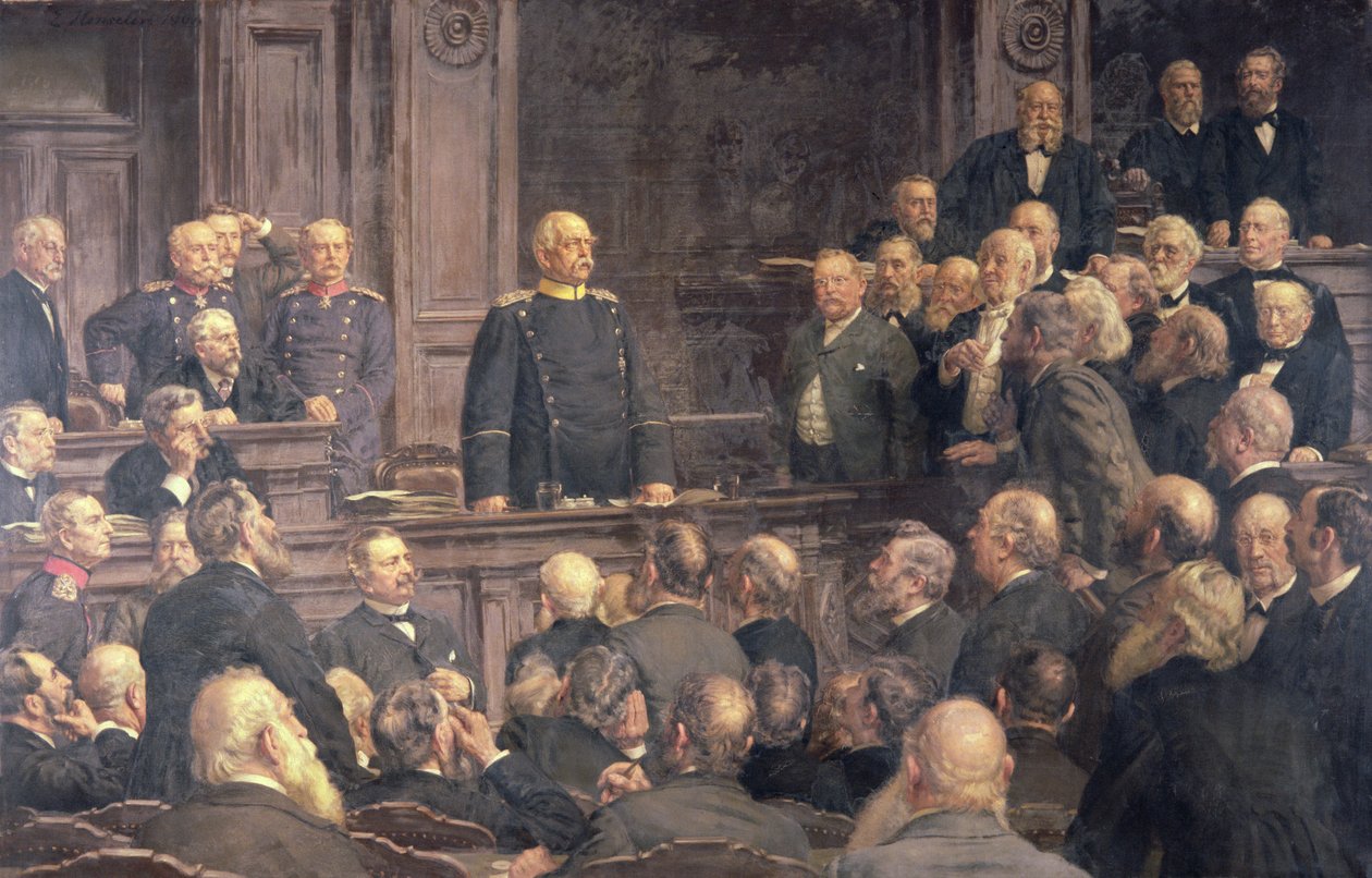 Alman Reichstag Konferansı 6 Şubat 1888, 1896 by Ernest Henseler
