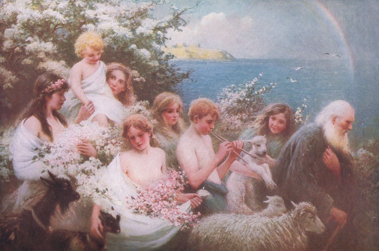 Kışı takip eden bahar, Bibbys Yıllık by Ernest Higgins Rigg