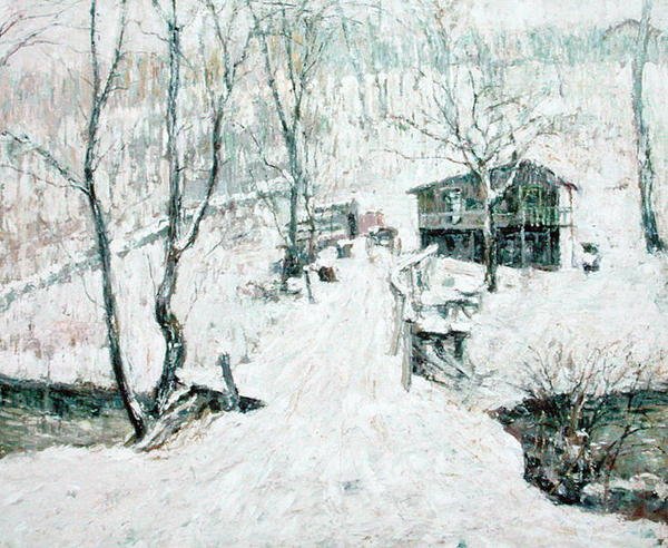 Ülke Manzarası, Kış by Ernest Lawson