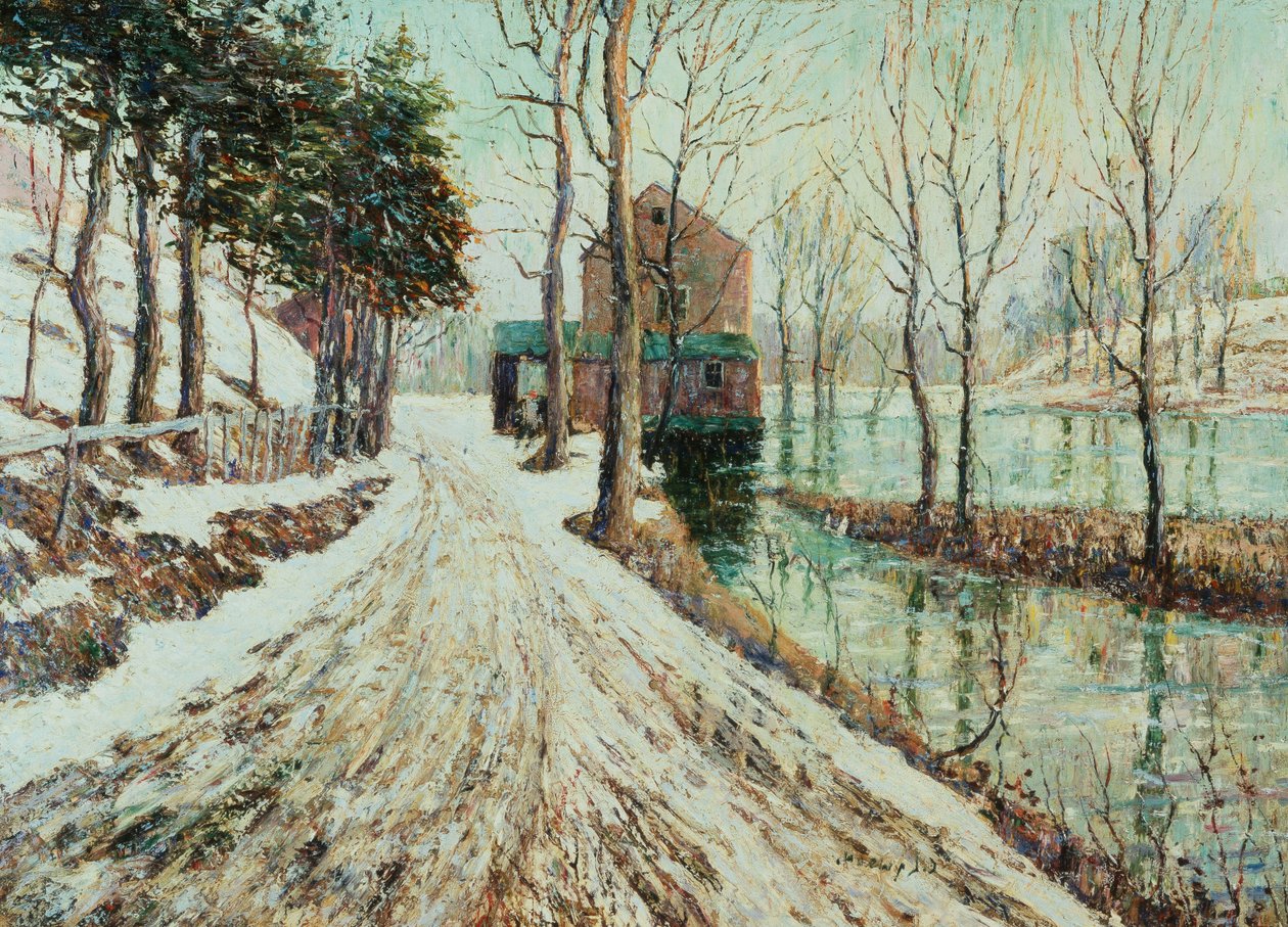 Eriyen kar by Ernest Lawson