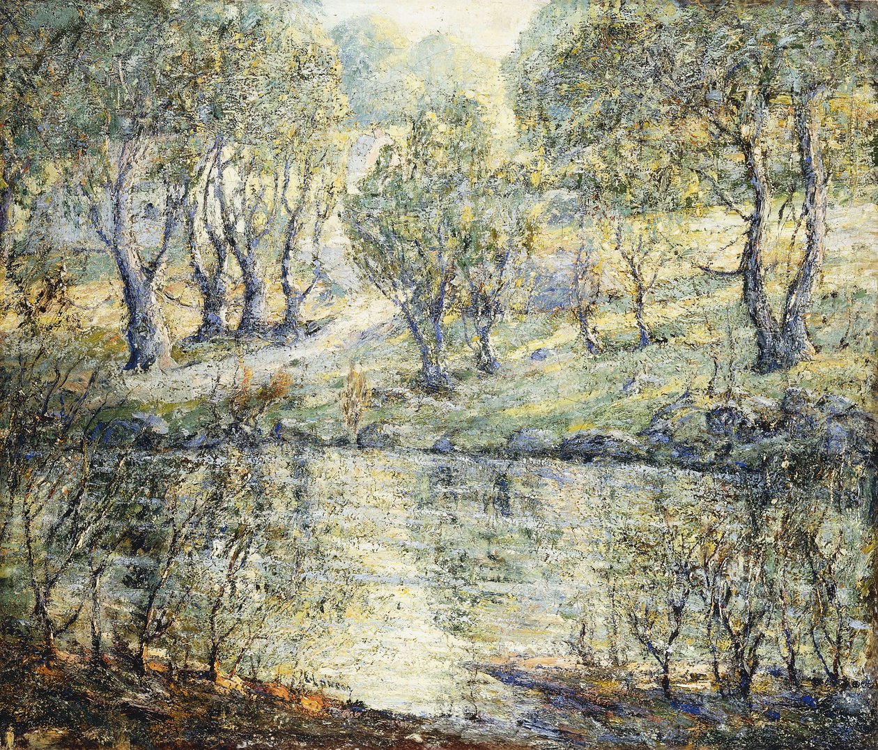 nehre giden yol by Ernest Lawson