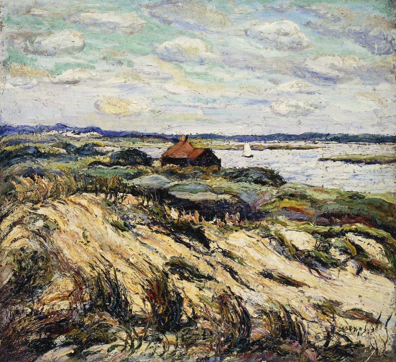 Körfezdeki Kulübe by Ernest Lawson