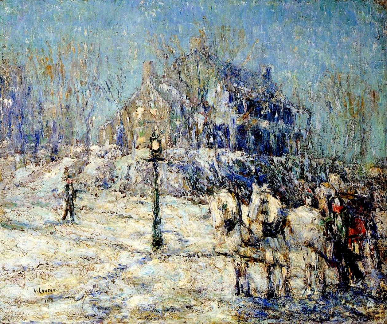 Dyckman Evi, 1913 by Ernest Lawson