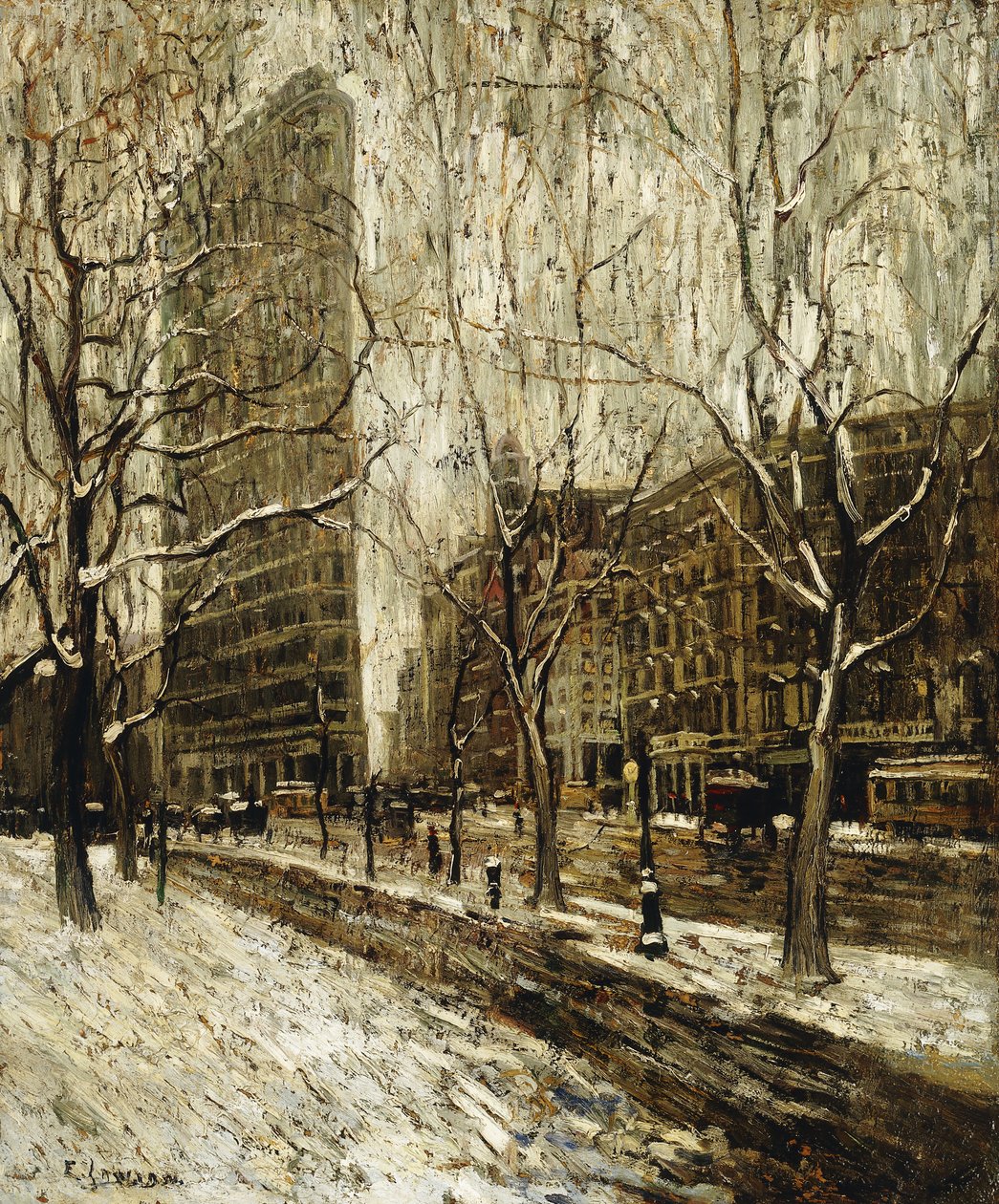 Flatiron Binası, New York by Ernest Lawson