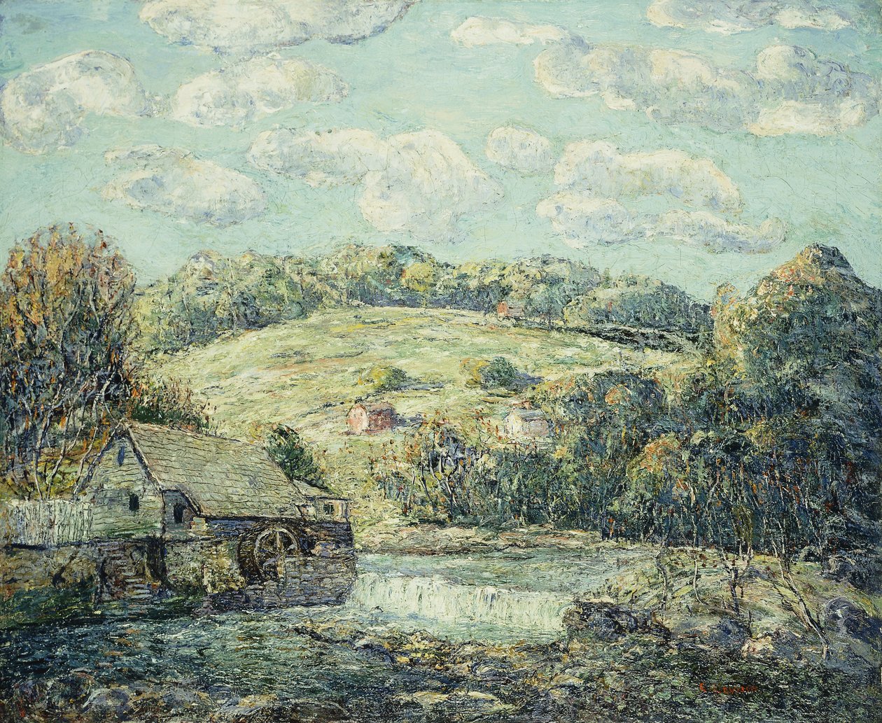 Eski Değirmen, Wilton, Connecticut by Ernest Lawson