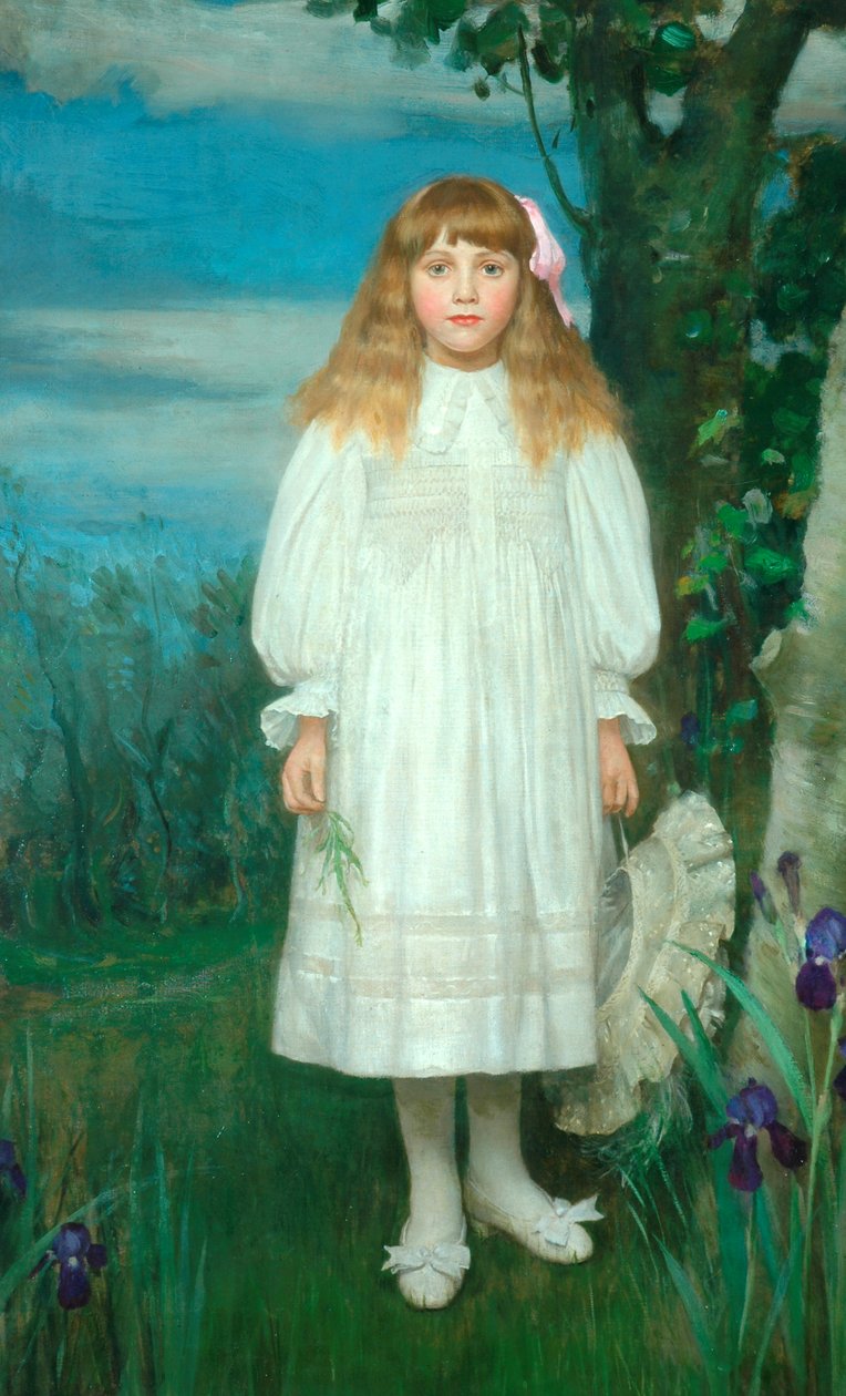Bayan Catherine Howard, 1904 dolayları (tuval üzerine yağlı boya) by Ernest Leopold Sichel