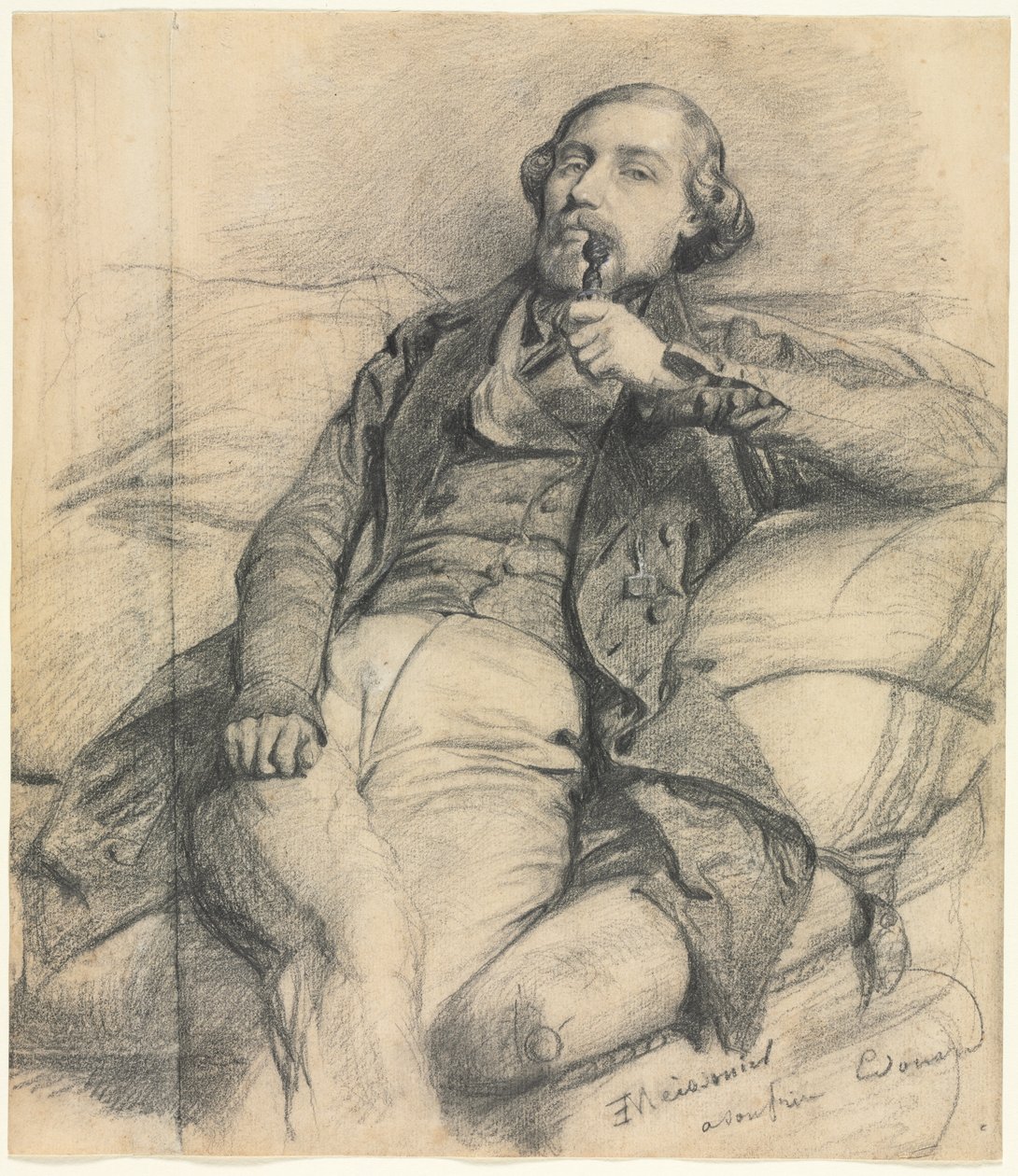 Sigara İçen Adam, 1800