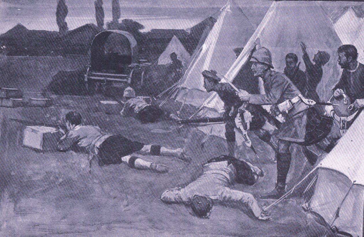 Jacobsdal pazarındaki İngiliz kampına yapılan saldırı, After Pretoria: The Gerilla War