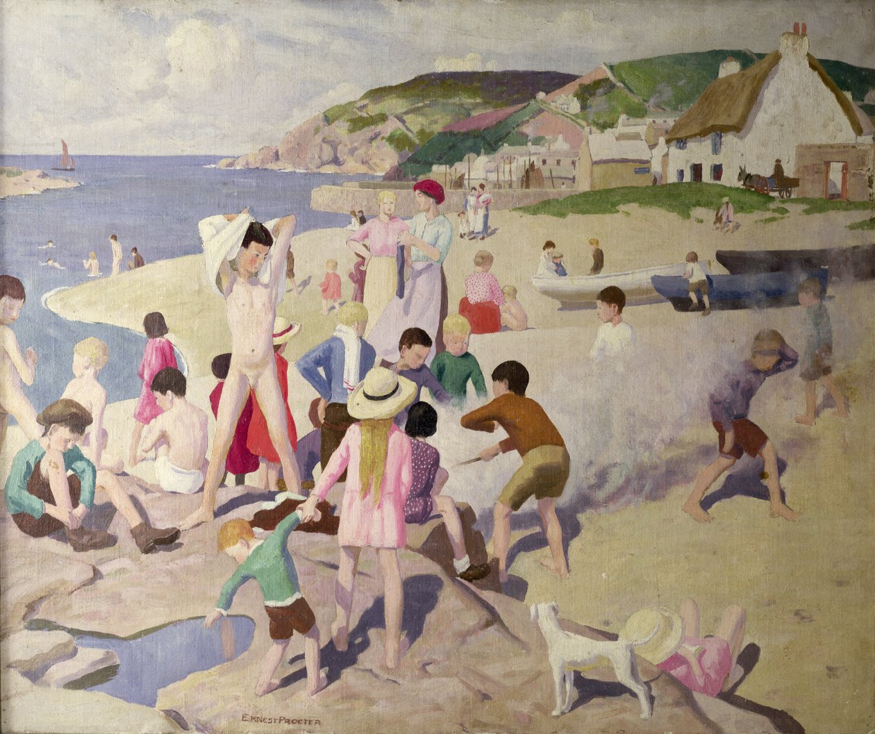 Sahil Sahnesi, c.1925 by Ernest Procter
