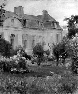 Perron ile Bahçenin Köşesi by Ernest Rouart