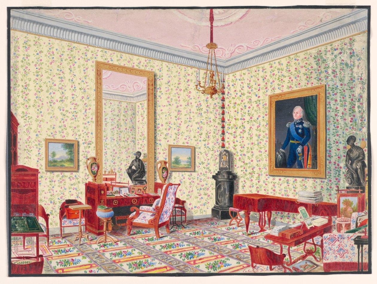 Grandüşes Cecily von Oldenburg Çalışması by Ernst Christian Anton von Lautzow