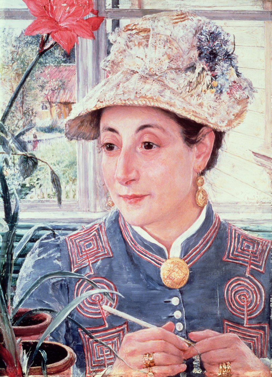 Jeanette Rubenson, 1883 by Ernst Josephson