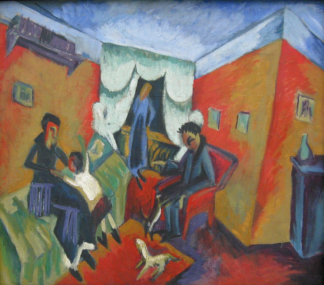İç mekan by Ernst Ludwig Kirchner