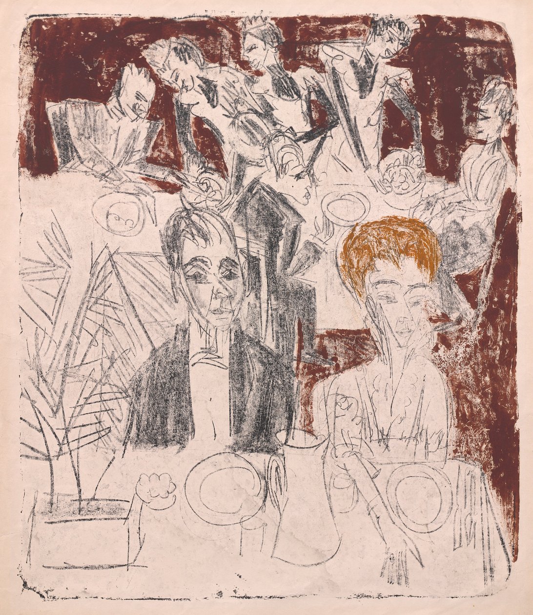 Masada. by Ernst Ludwig Kirchner
