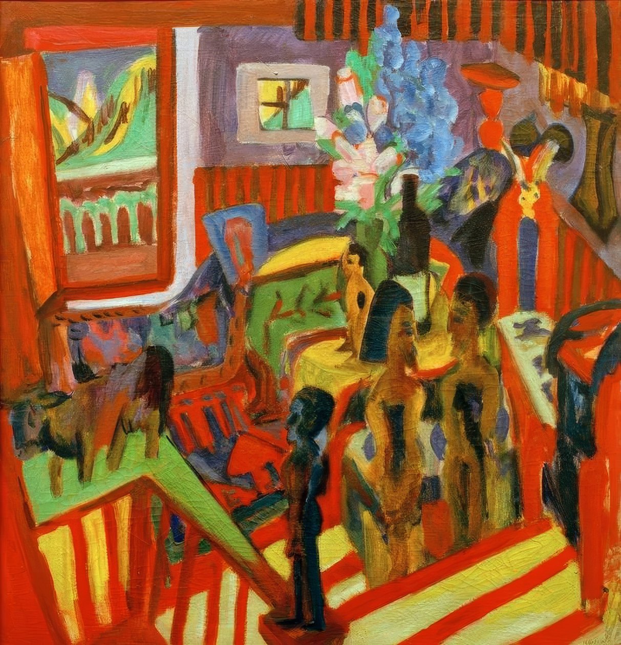 atölye by Ernst Ludwig Kirchner