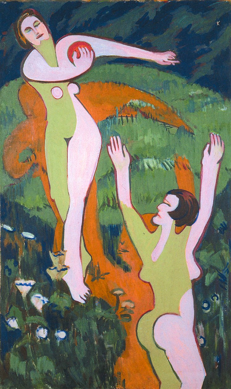 Top oyuncuları by Ernst Ludwig Kirchner