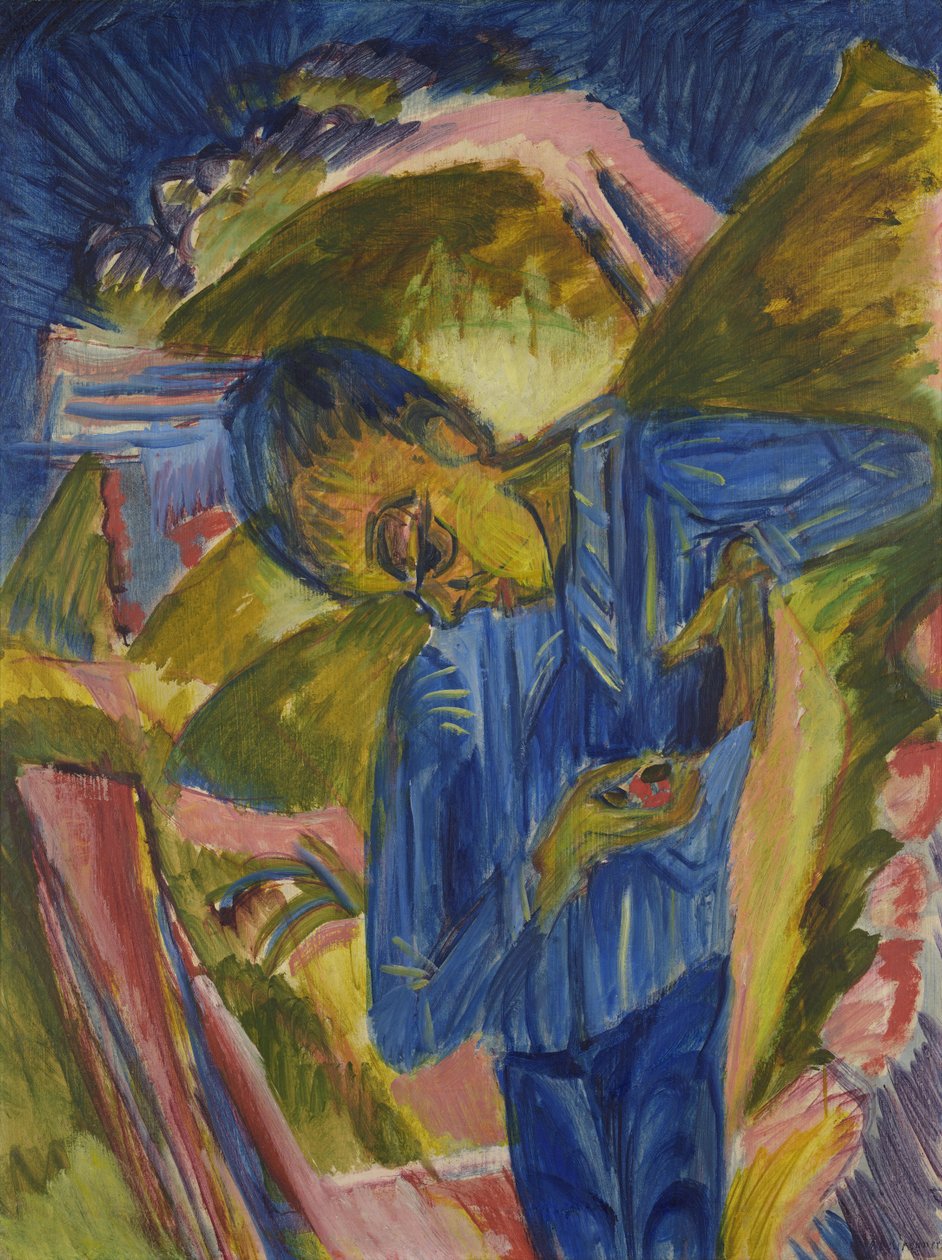 şeker ile Jack by Ernst Ludwig Kirchner