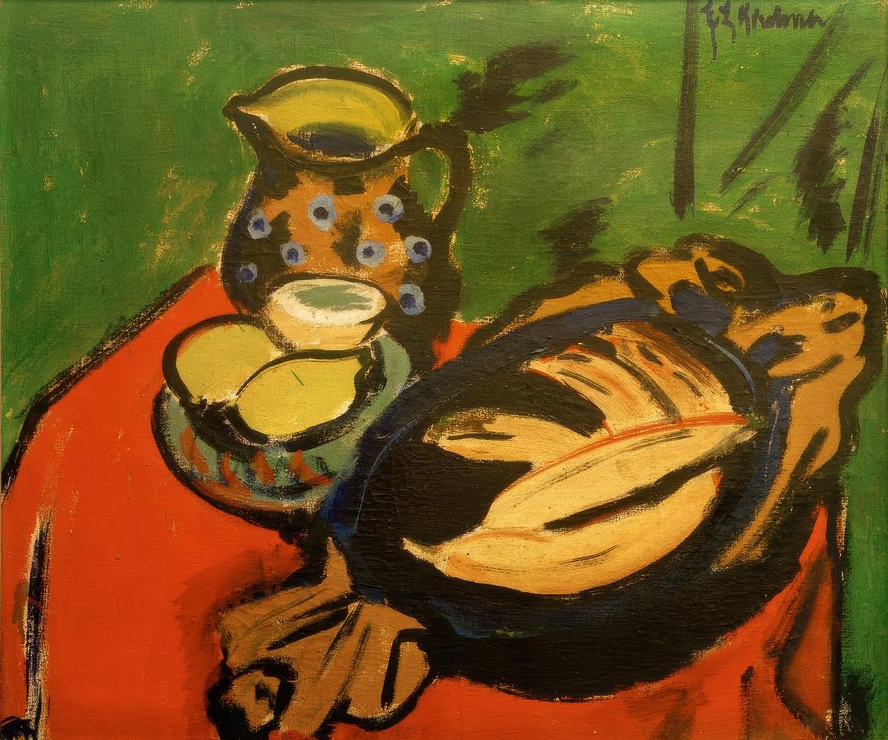 ahşap kase by Ernst Ludwig Kirchner