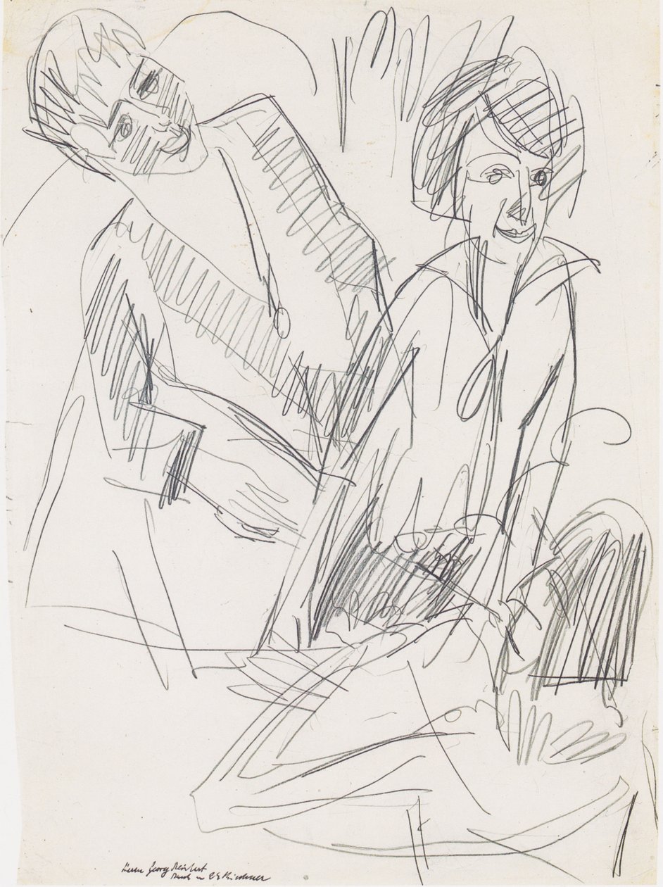 üç kadın by Ernst Ludwig Kirchner