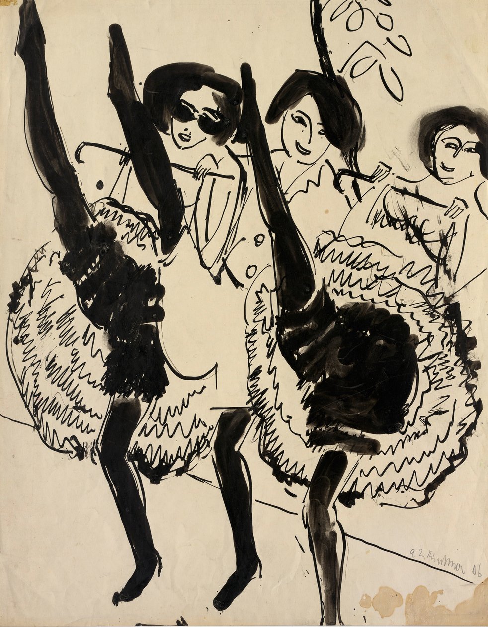 GUGG Dansçıları by Ernst Ludwig Kirchner