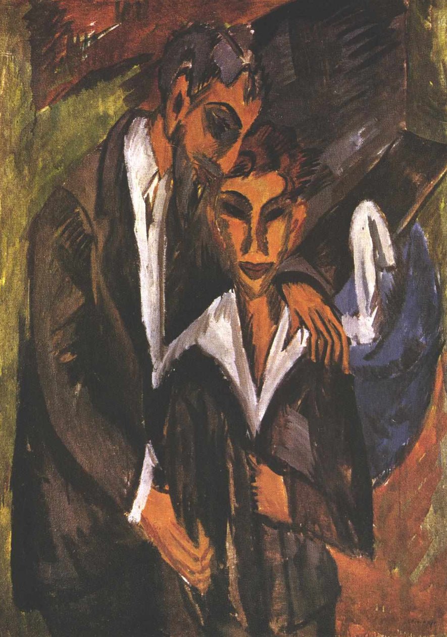 Graef ve arkadaş by Ernst Ludwig Kirchner