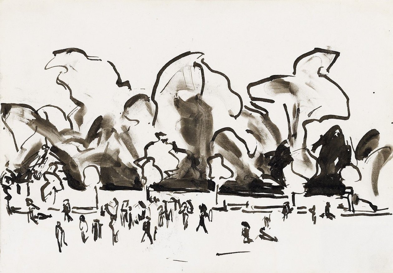 harika park by Ernst Ludwig Kirchner
