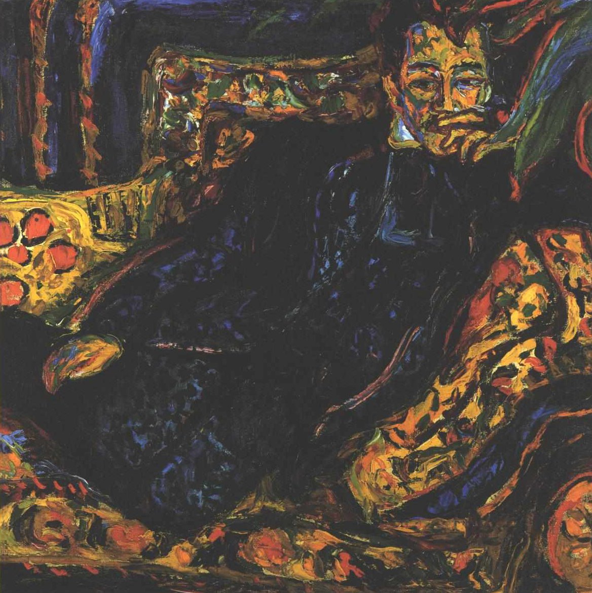 Bir beyefendi portresi by Ernst Ludwig Kirchner