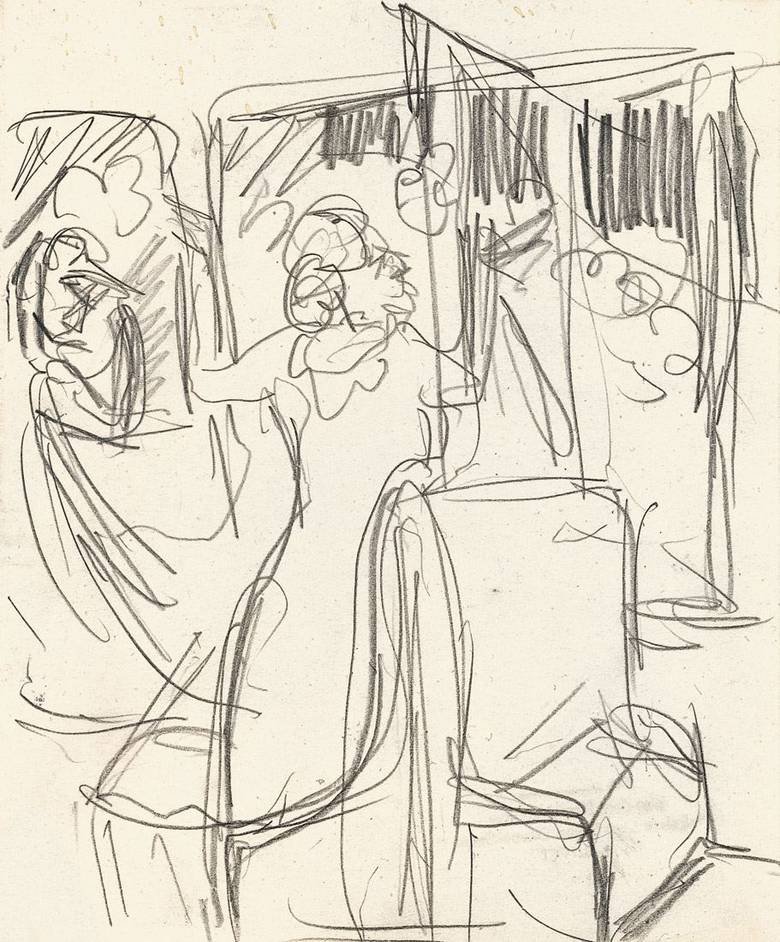Trende by Ernst Ludwig Kirchner