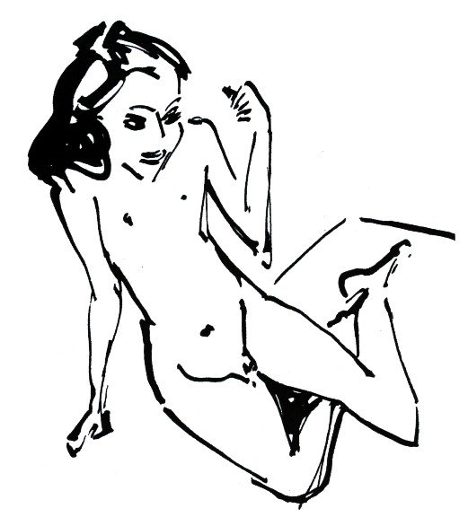 Küçük Franzi by Ernst Ludwig Kirchner